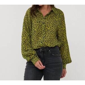 NEW ESQUALO little city blouse in print